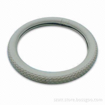 PU Car Steering Wheel Cover with 7.5 to 8.2cm Width